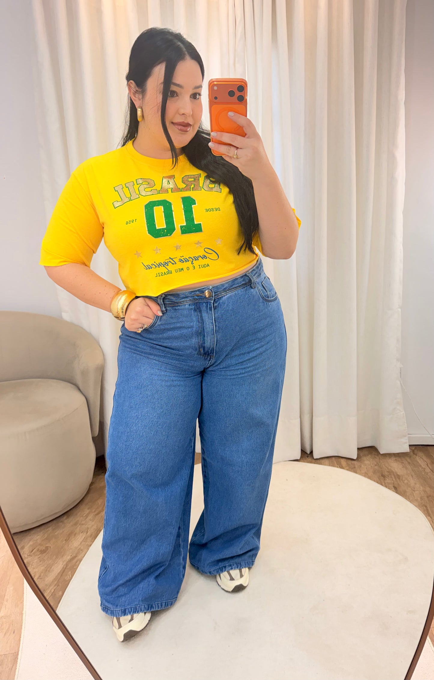 Cropped Brasil Camisa 10