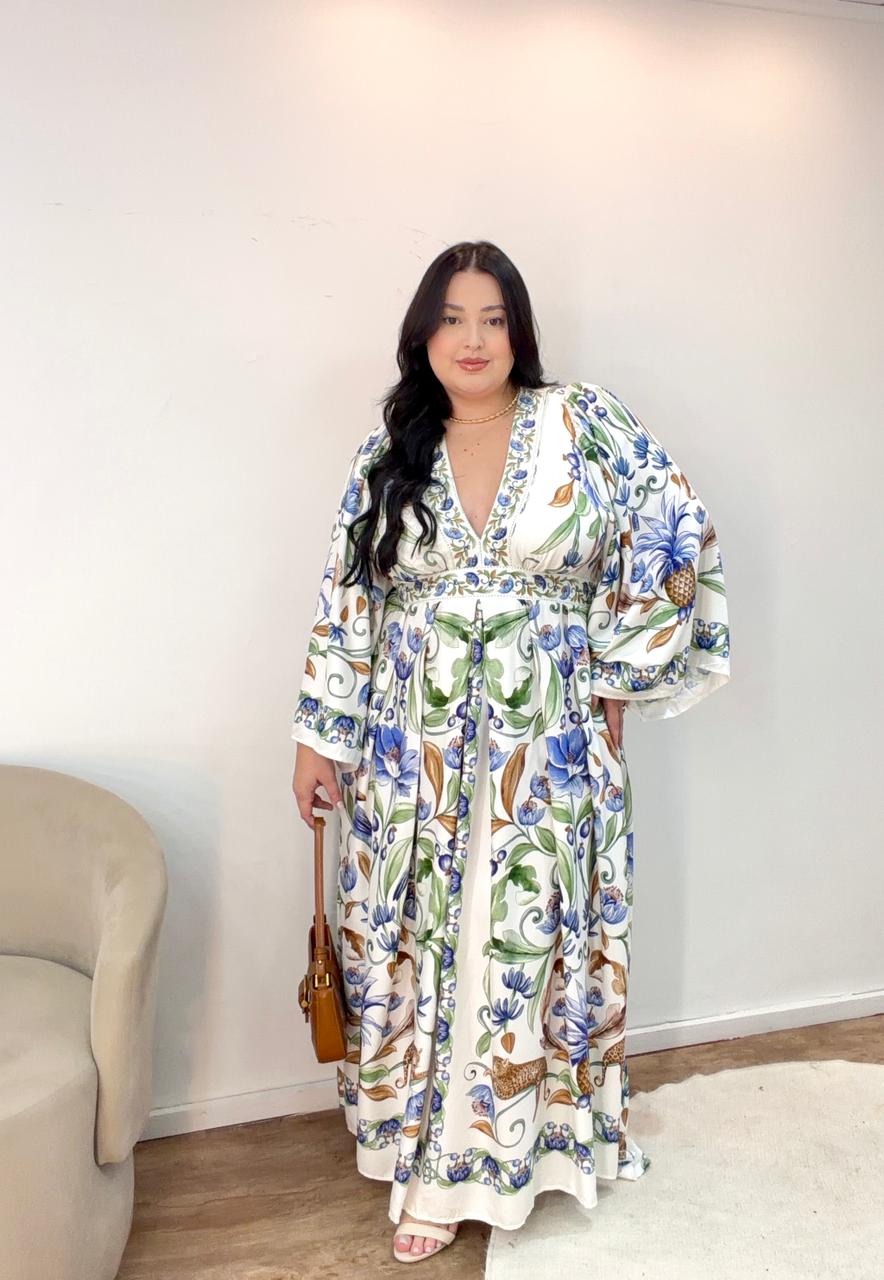 Vestido longo Elsa