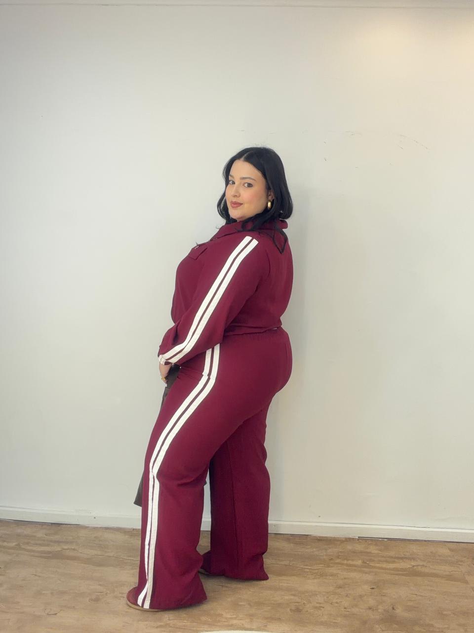 Conjunto de Listras com Jaqueta Leandra