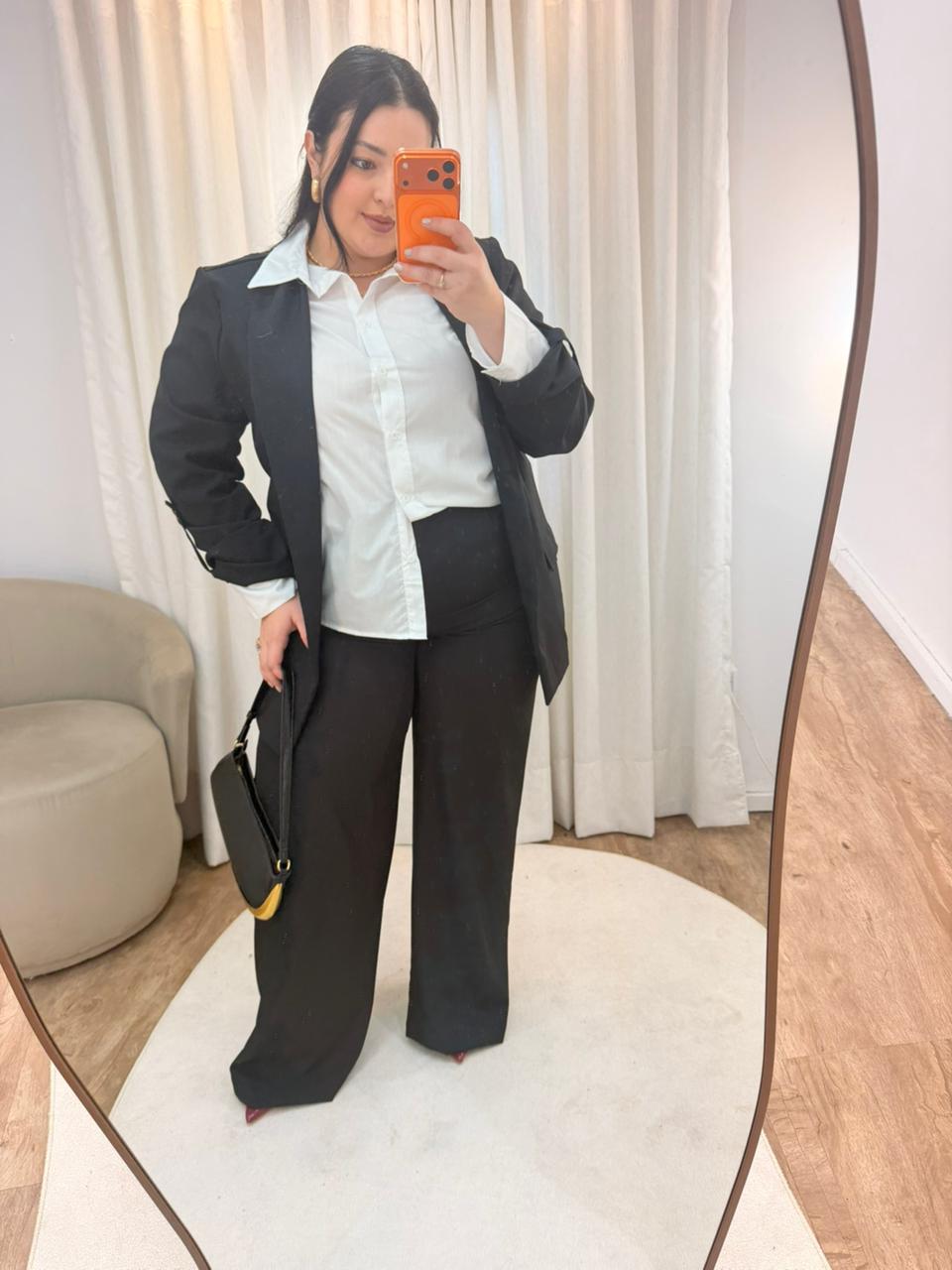 Conjunto de Alfaiataria com Blazer Alongado