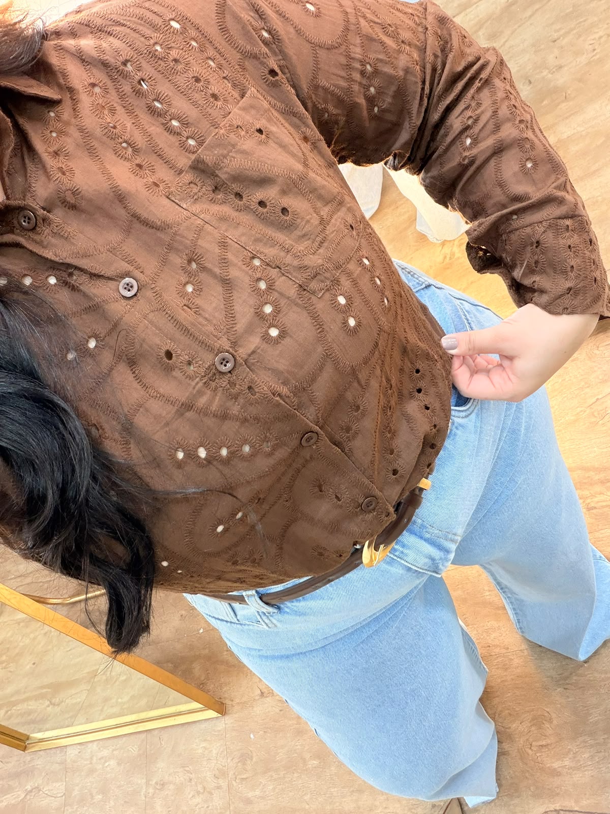 Camisa em Laise Sofia