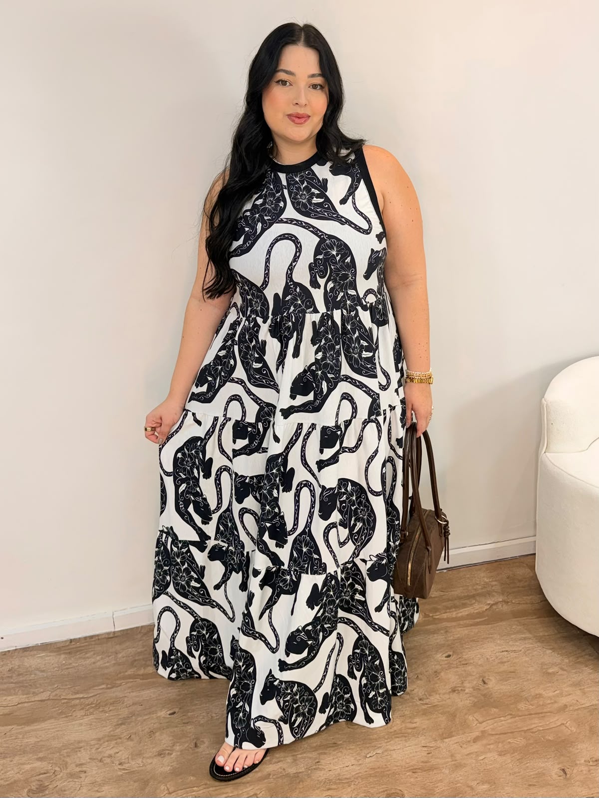 Vestido Marias Estampado Amor De Pantera Farm