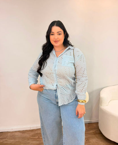 Camisa em Laise Sofia