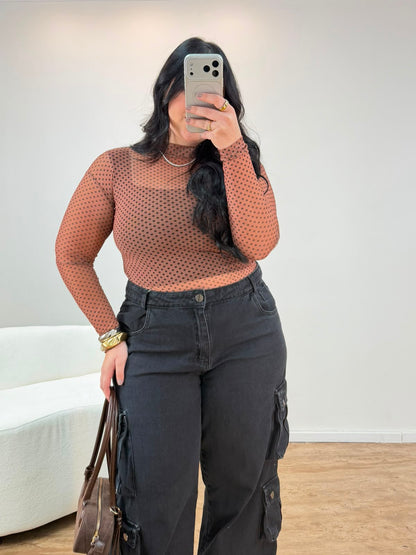 Blusa de Tule Poá