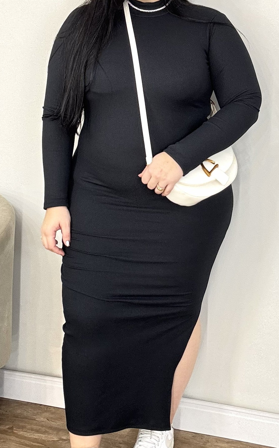 Vestido Térmico Midi Canelado