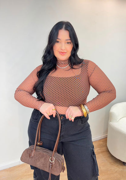 Blusa de Tule Poá