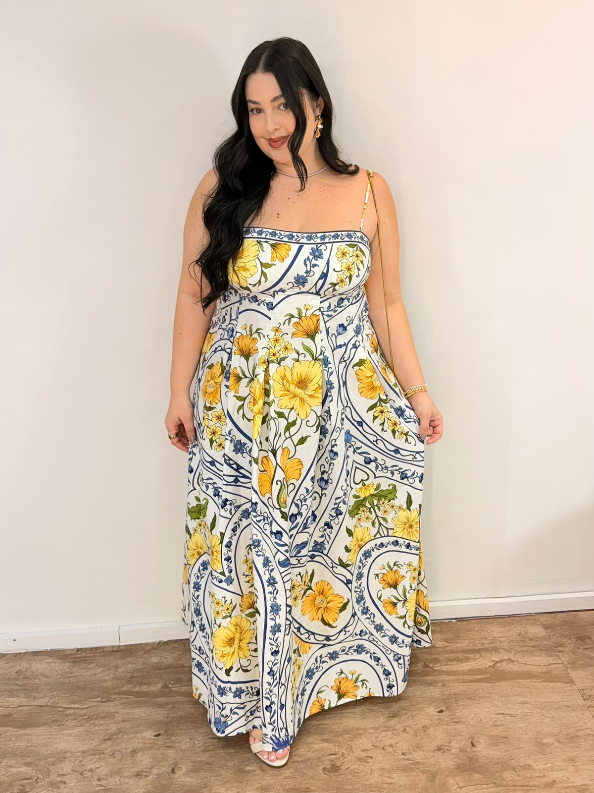 Vestido Longo Estampado Boho Do Amor Farm