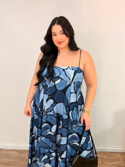 Vestido Cropped Jardim de Amora Farm