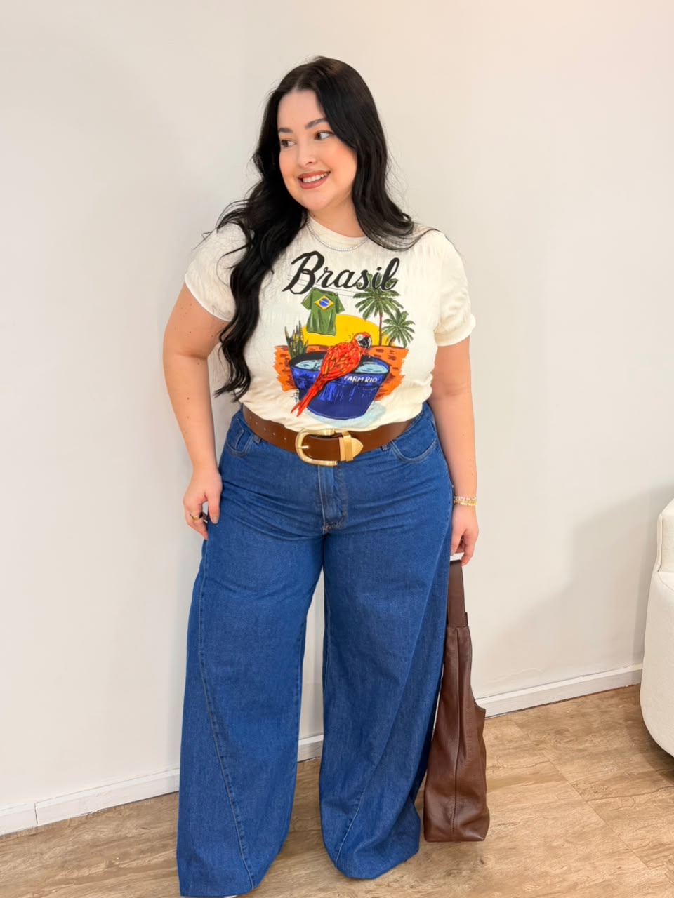 T-Shirt Malha Especial Arara Brasil Farm