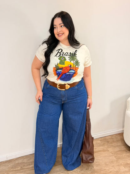 T-Shirt Malha Especial Arara Brasil Farm