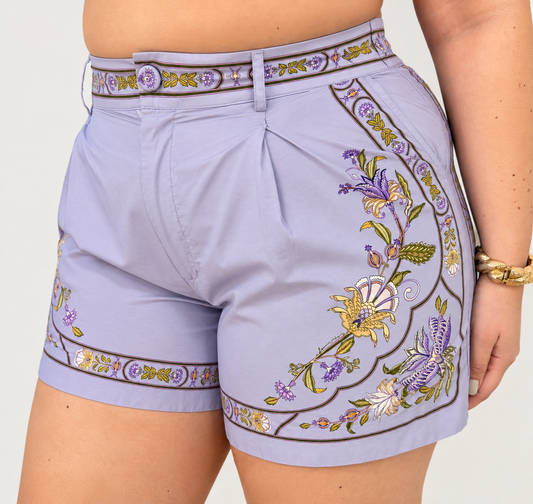 Short Estampado Flor Do Deserto Farm