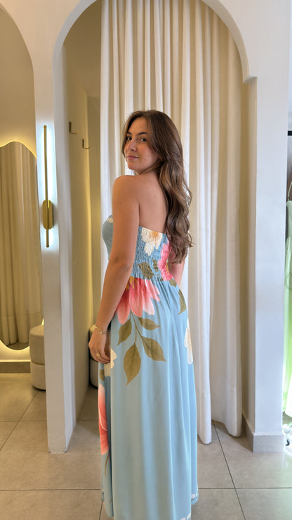 Vestido Tomara que Caia em Viscolinho Elegante Babi