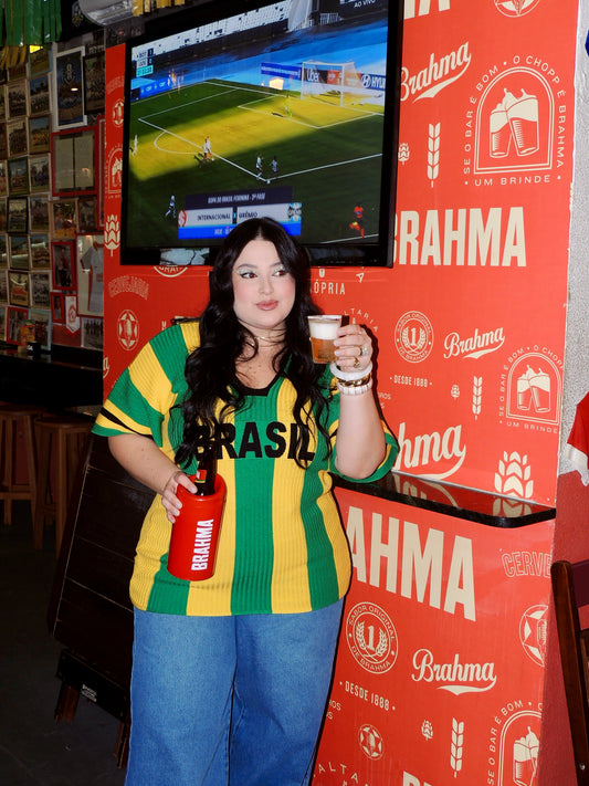 Blusa Tricot Over do Brasil