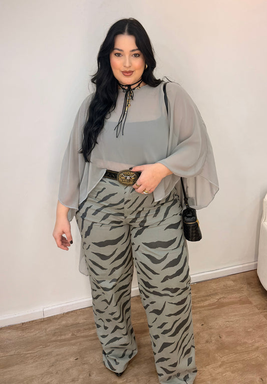 Calça Jeans Zebra Preta