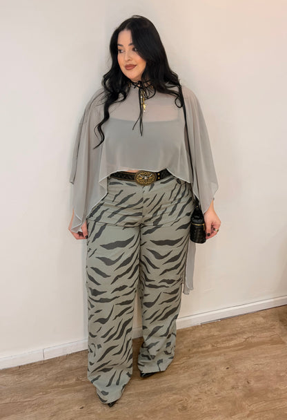 Calça Jeans Zebra Preta