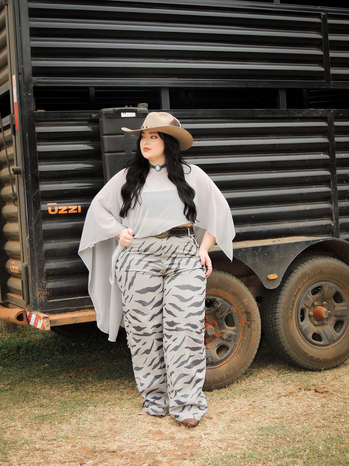 Calça Jeans Zebra Preta
