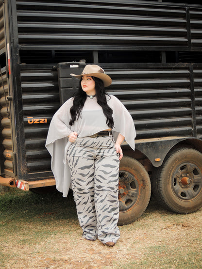 Calça Jeans Zebra Preta