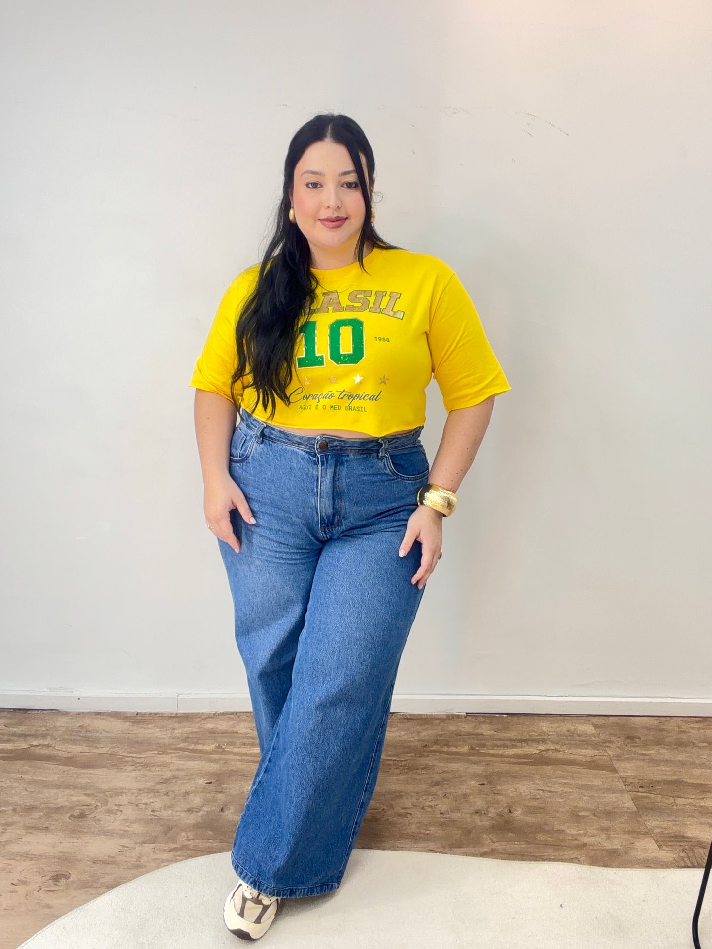 Cropped Brasil Camisa 10