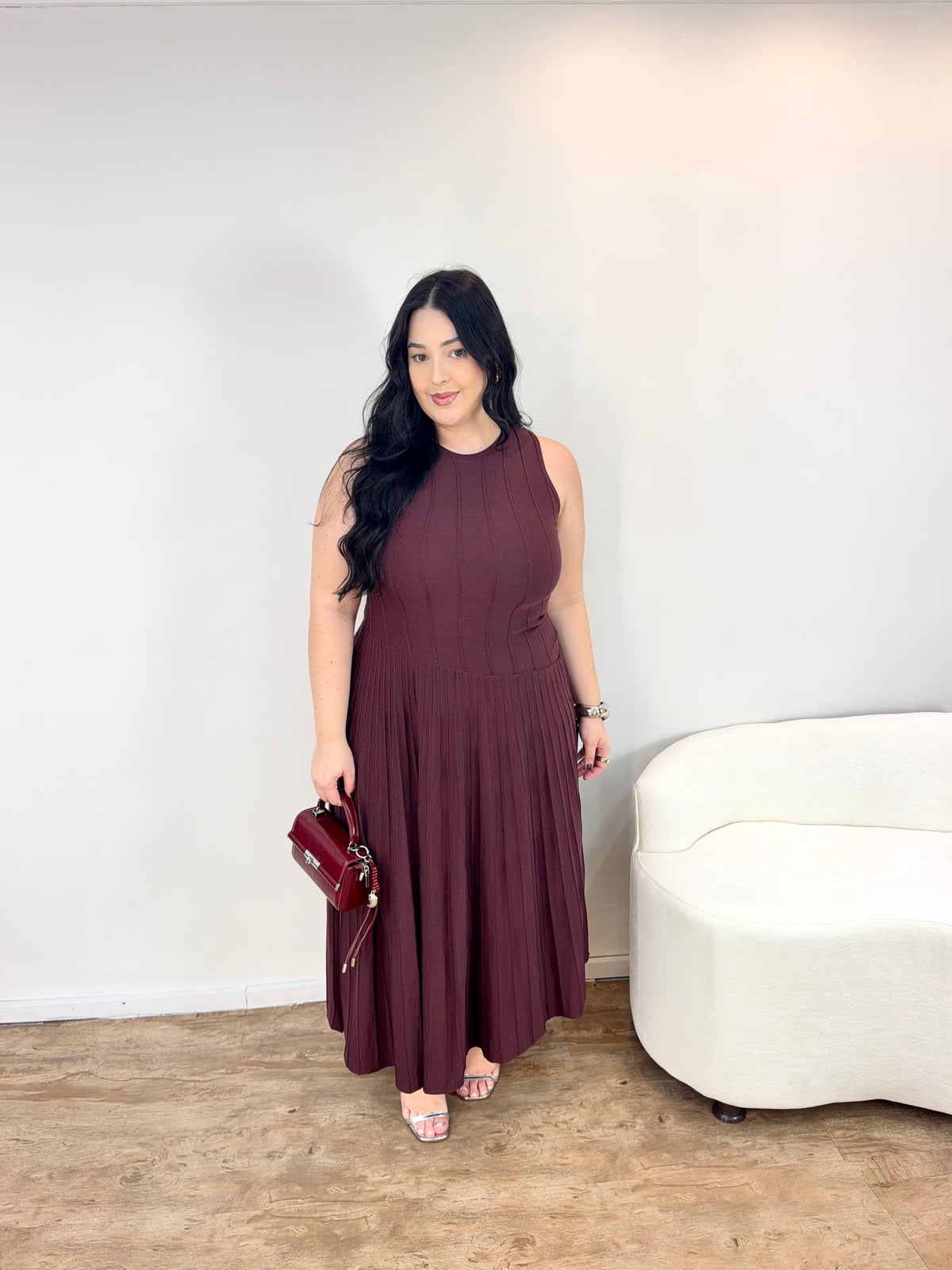 Vestido em Tricot Midi Diana