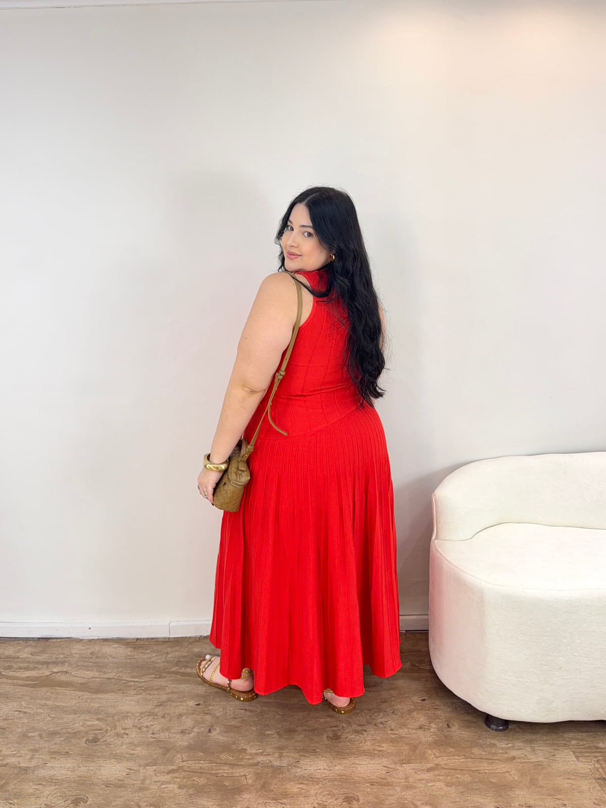 Vestido em Tricot Midi Diana