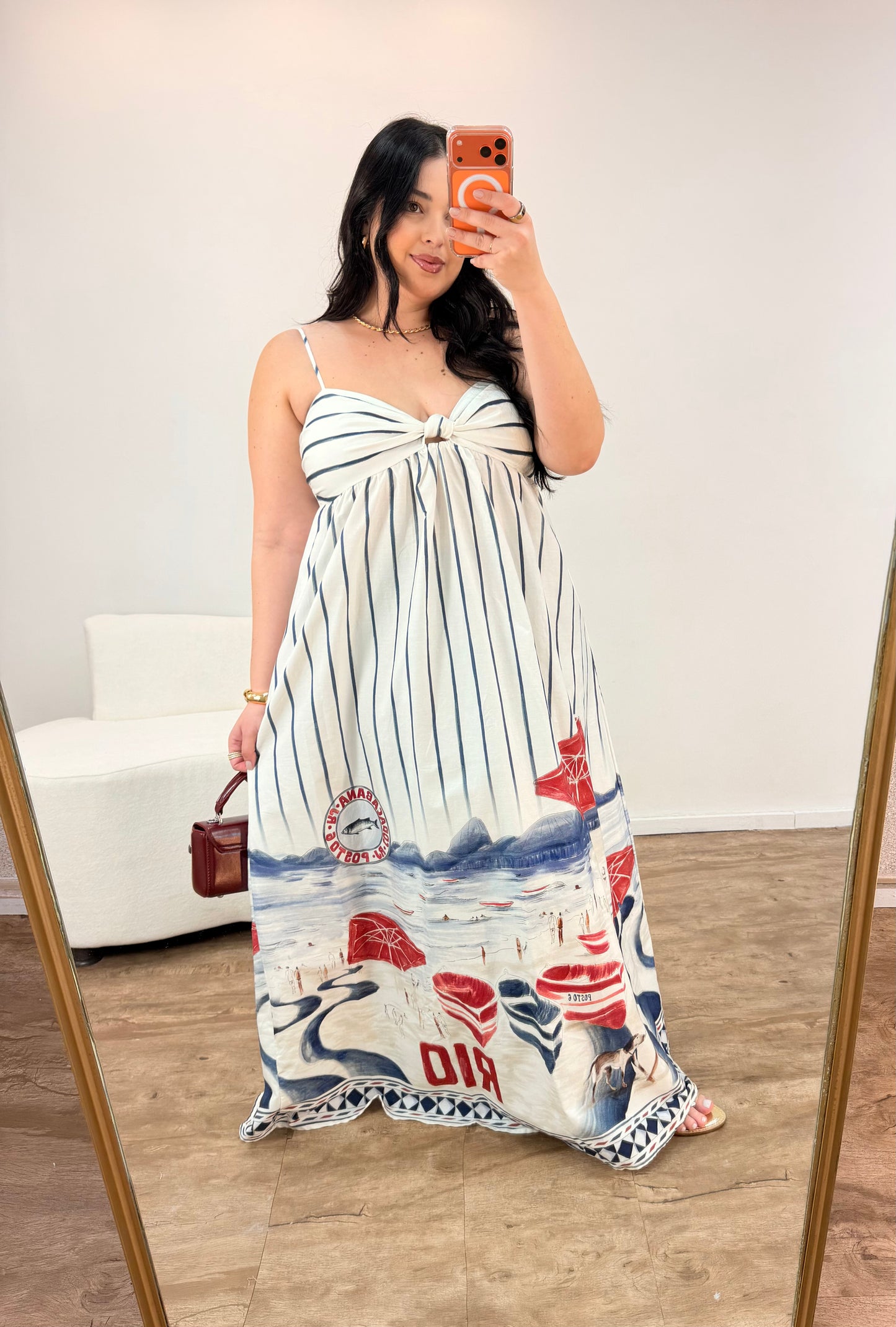 Vestido Longo Posto 6 Farm
