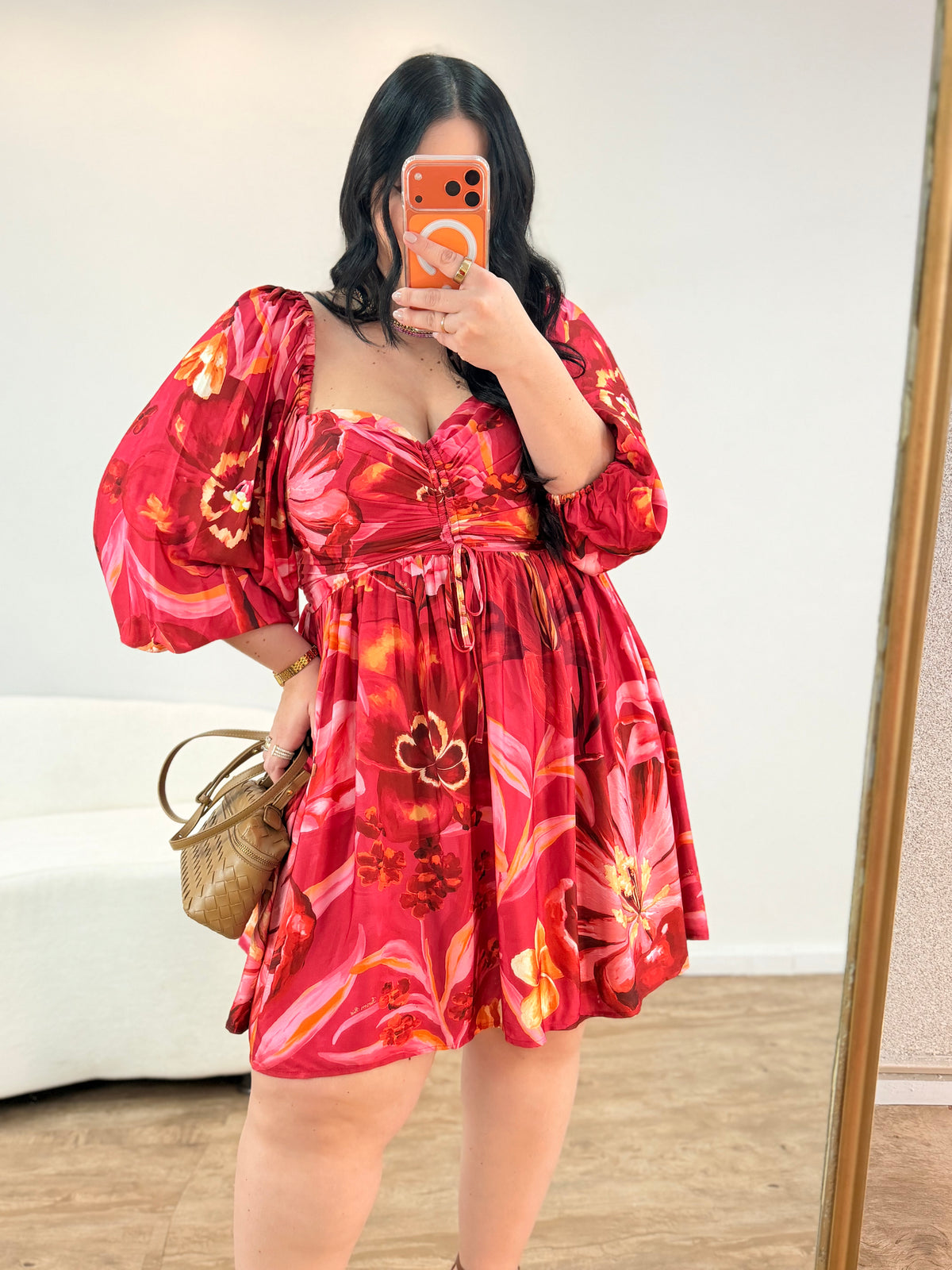 Vestido Curto Sonho de Flor Farm