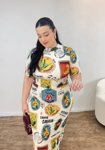 Blusa Cropped Selos Coisas Nossa Farm
