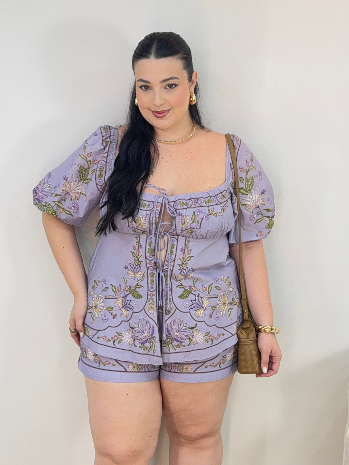 Short Estampado Flor Do Deserto Farm