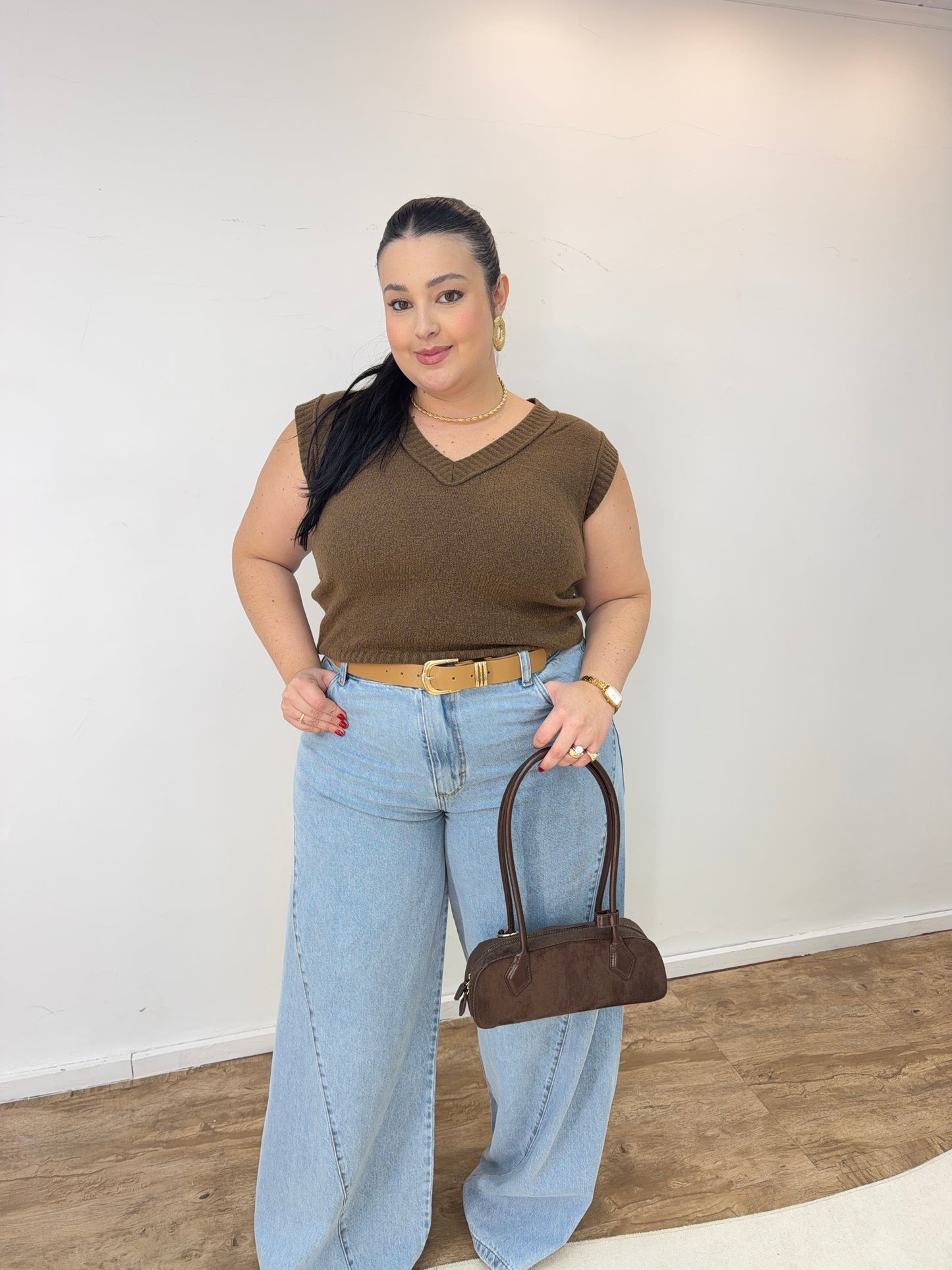 Colete em Tricot Bruna