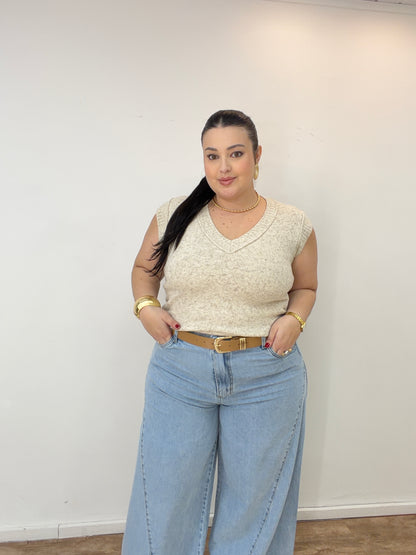 Colete em Tricot Bruna