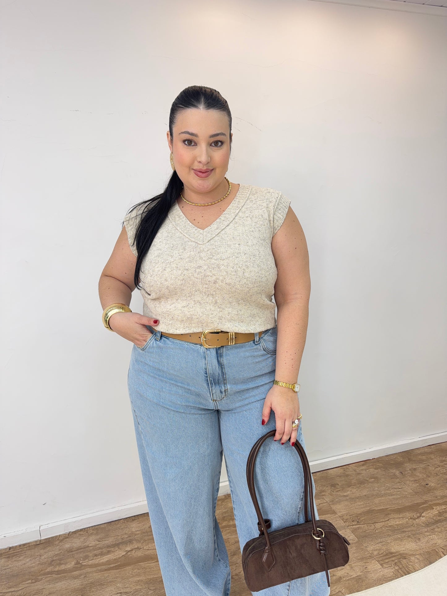 Colete em Tricot Bruna