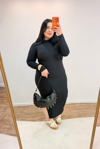 Vestido Térmico Midi Canelado