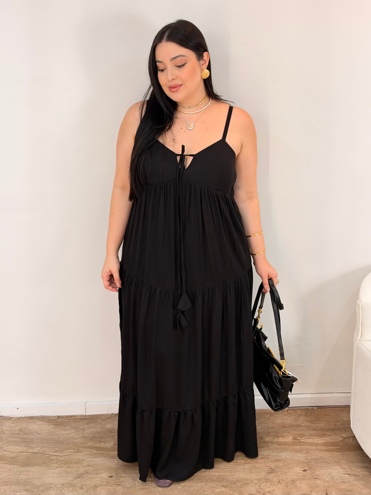 Vestido Longo Alça