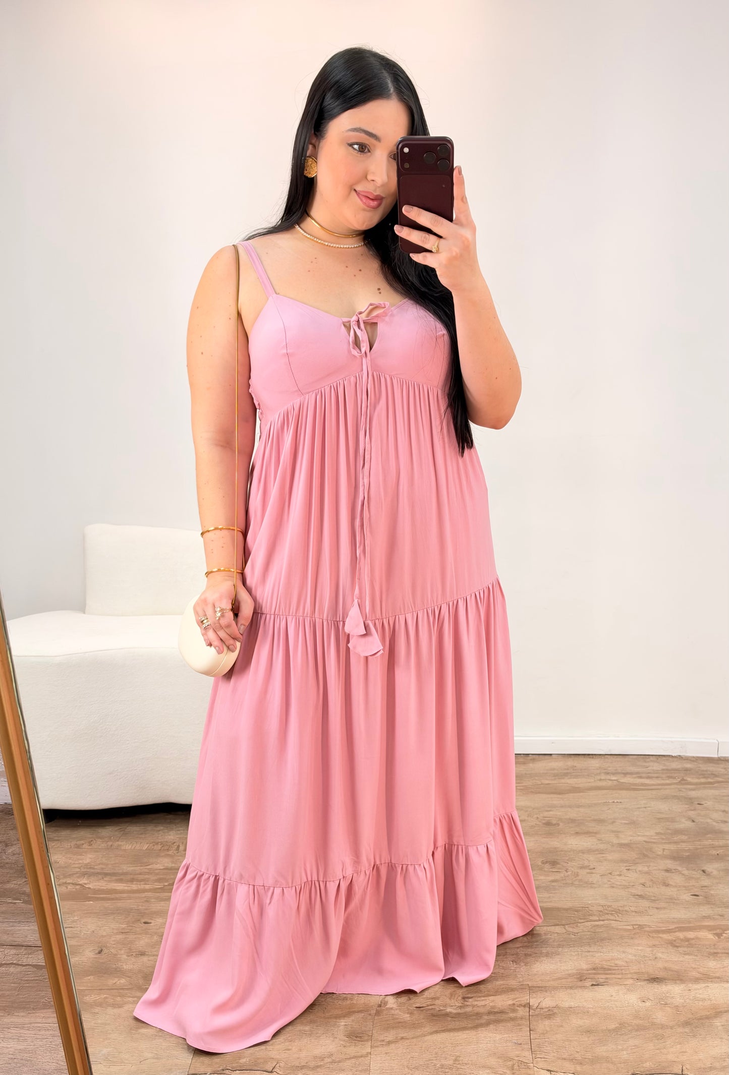 Vestido Longo Alça