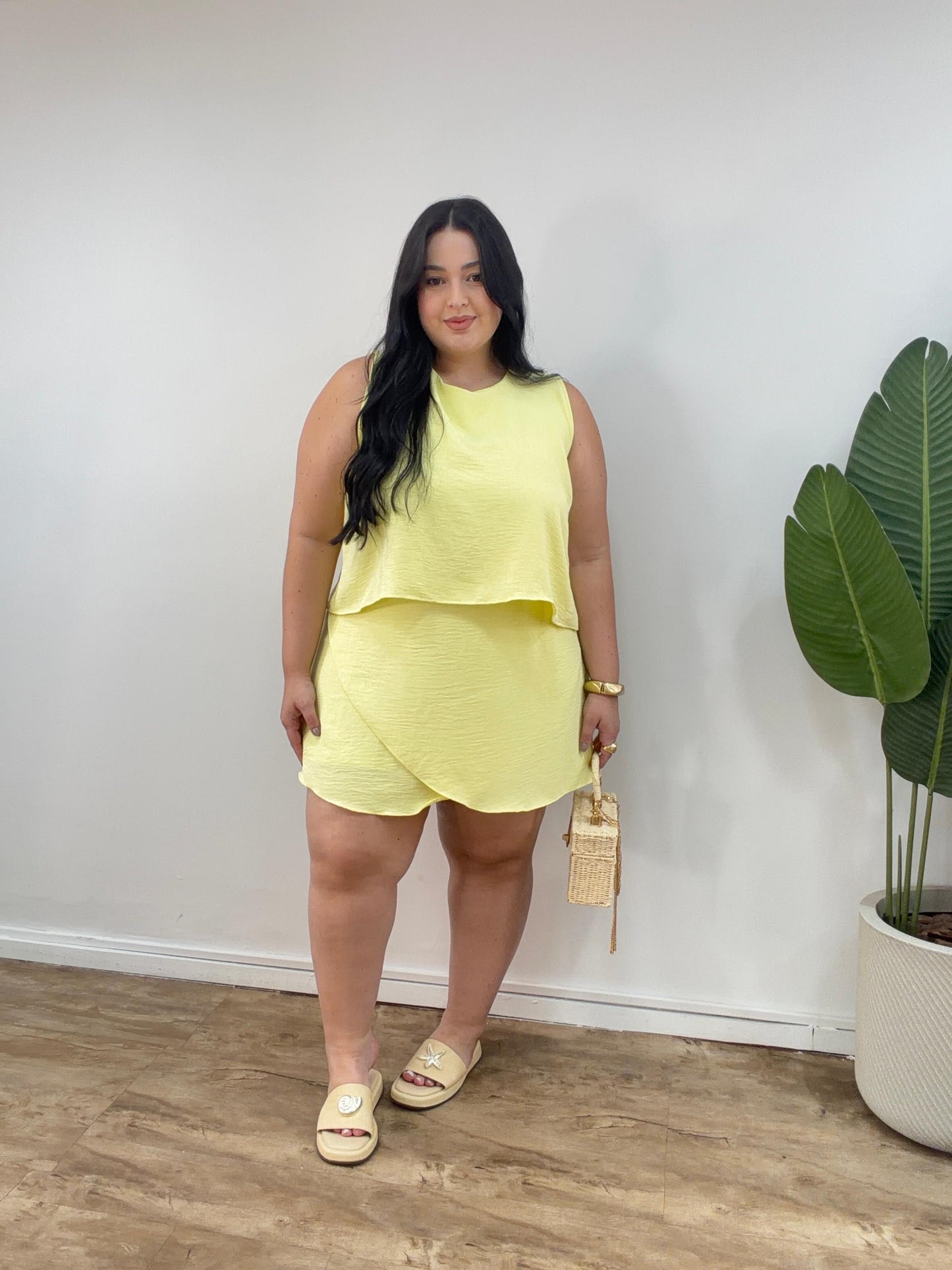 Macacão em Tecido Duna Mavi