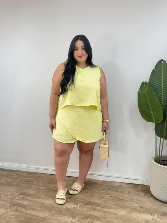 Macacão em Tecido Duna Mavi