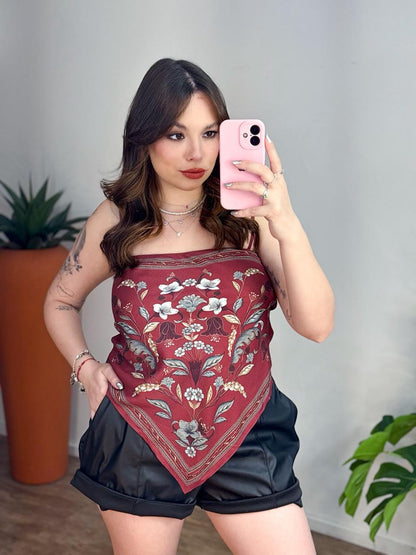 Blusa Lenço Retropico Farm