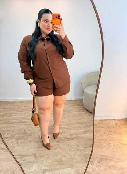 Conjunto Camisa e Short Samira