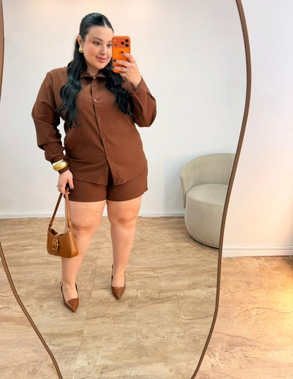 Conjunto Camisa e Short Samira
