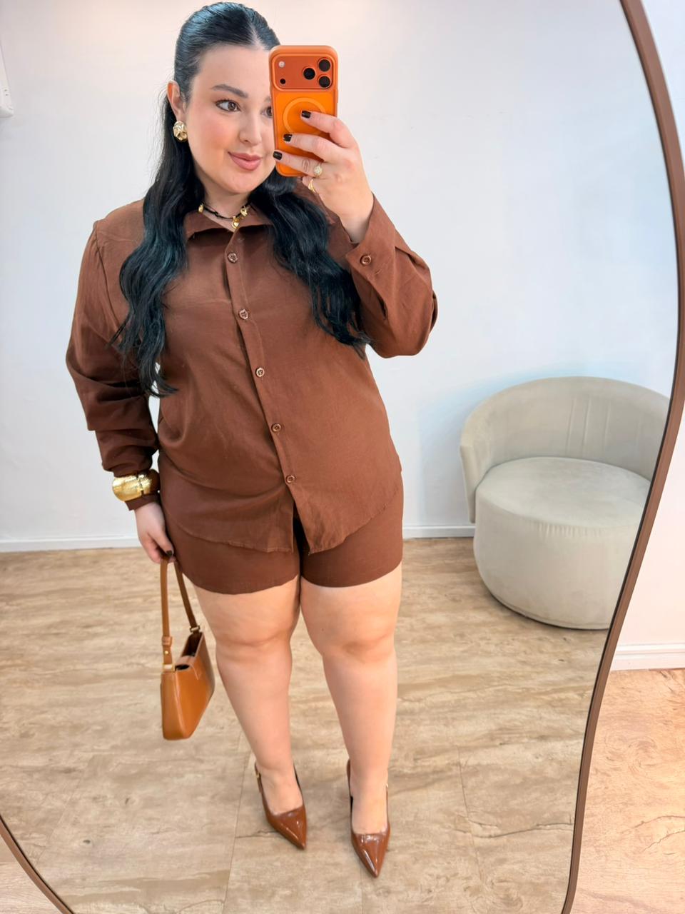 Conjunto Camisa e Short Samira