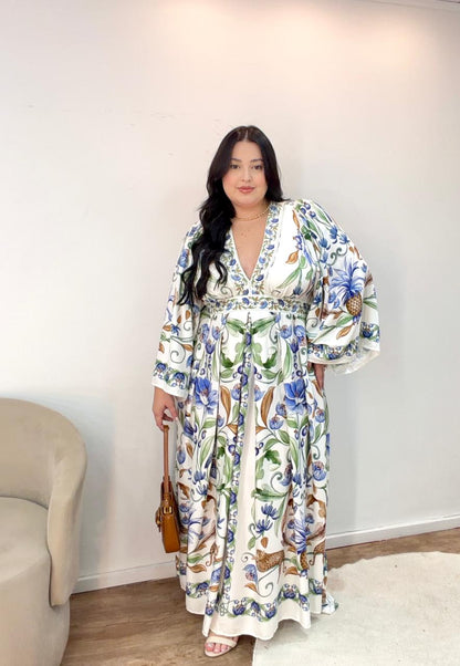 Vestido longo Elsa