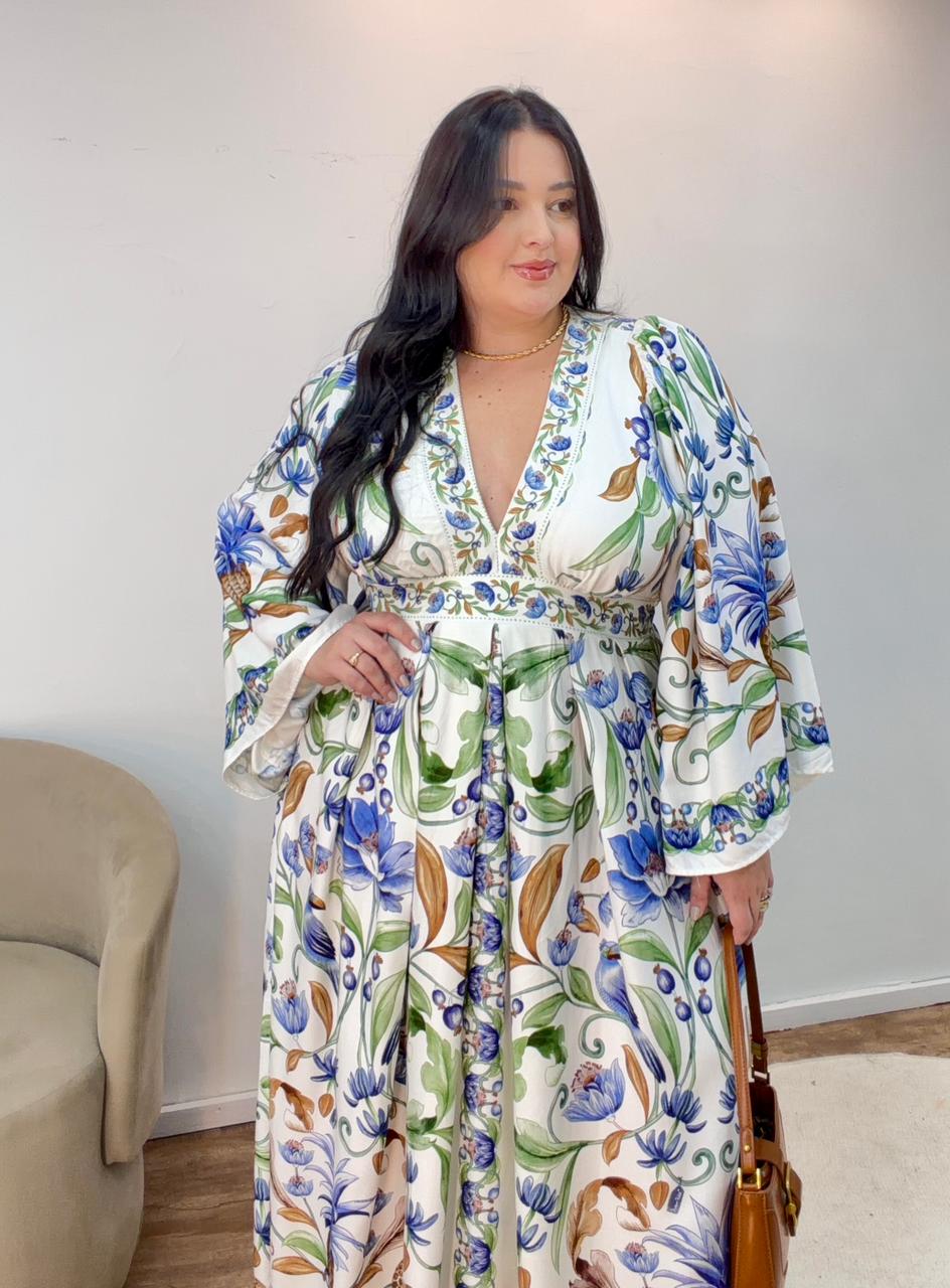 Vestido longo Elsa