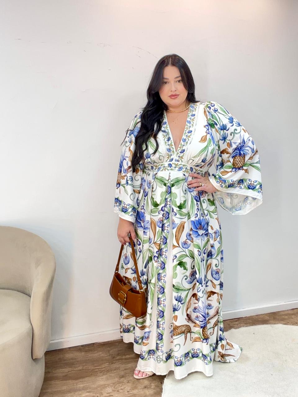 Vestido longo Elsa
