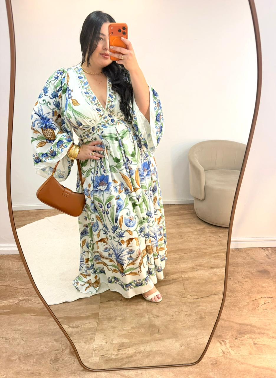 Vestido longo Elsa