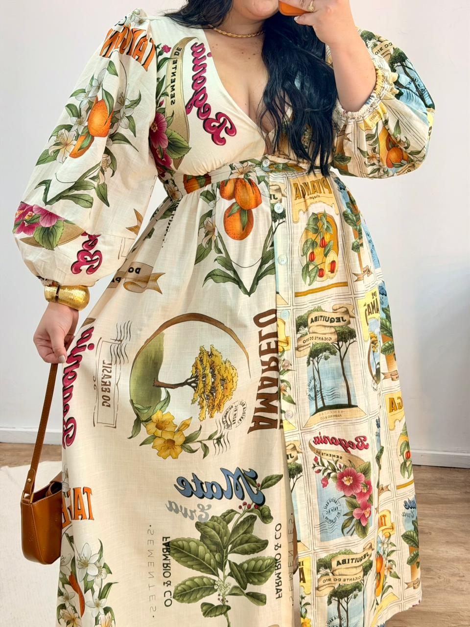 Vestido Selos Farm