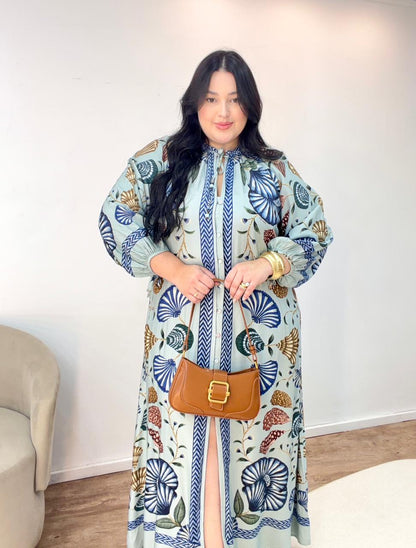 Vestido Longo Sonho de Concha Farm