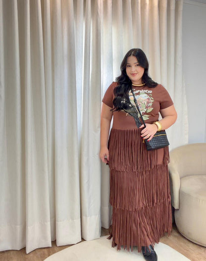 Vestido Franja Carioca