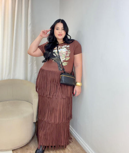Vestido Franja Carioca