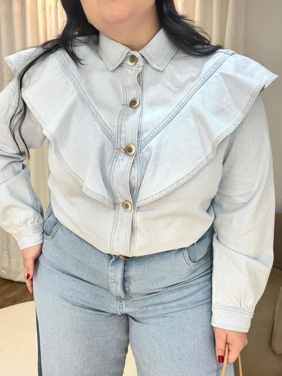 Camisa Jeans Boho Farm