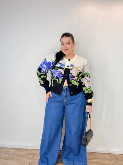 Cardigan Ceu de Flor Farm